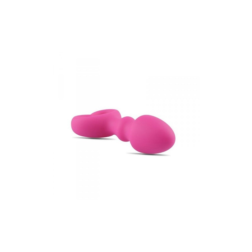 Plug anale in silicone heart clip tip