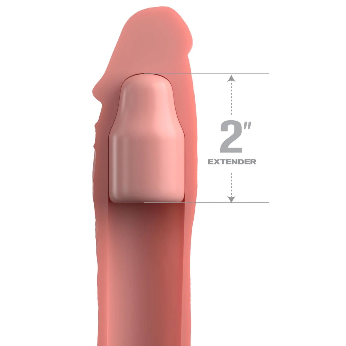 Guaina pene Sleeve 8 Inch + 2 Inch Plug