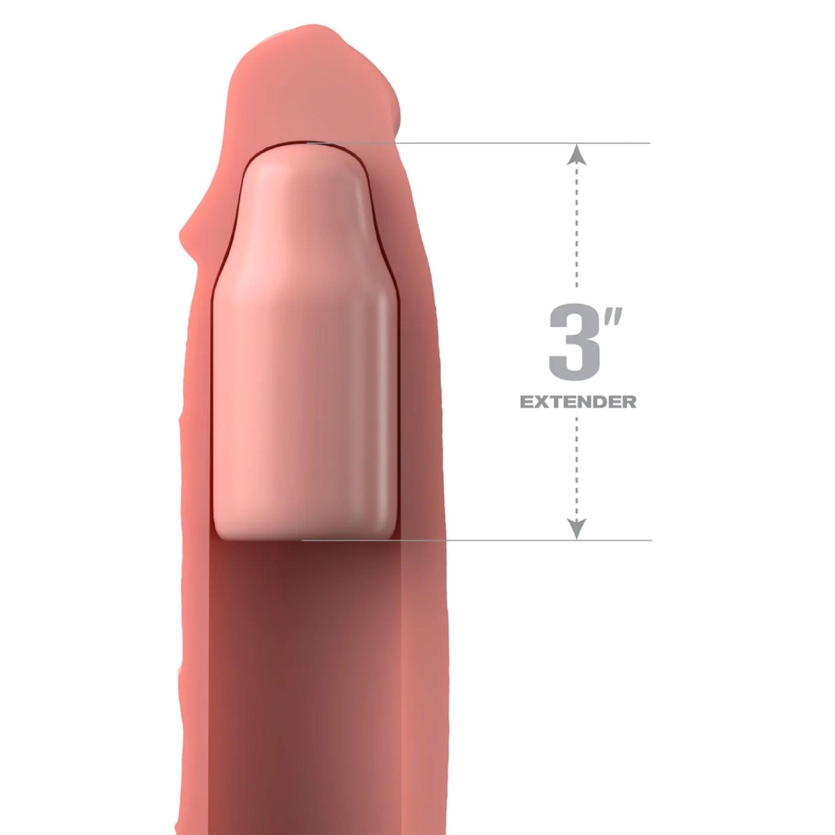 Guaina pene Sleeve 9 Inch + 3 Inch Plug