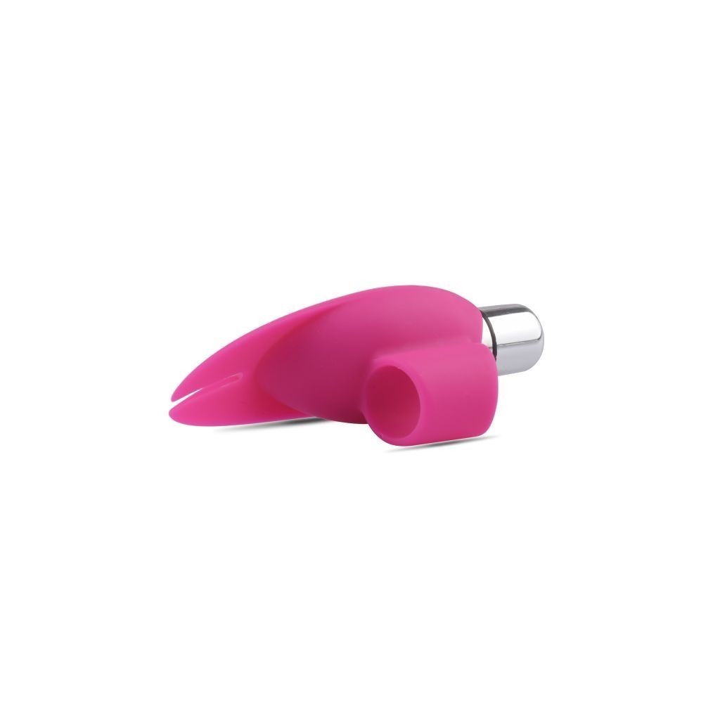 Stimolatore clitoride vibrante da dito rosa