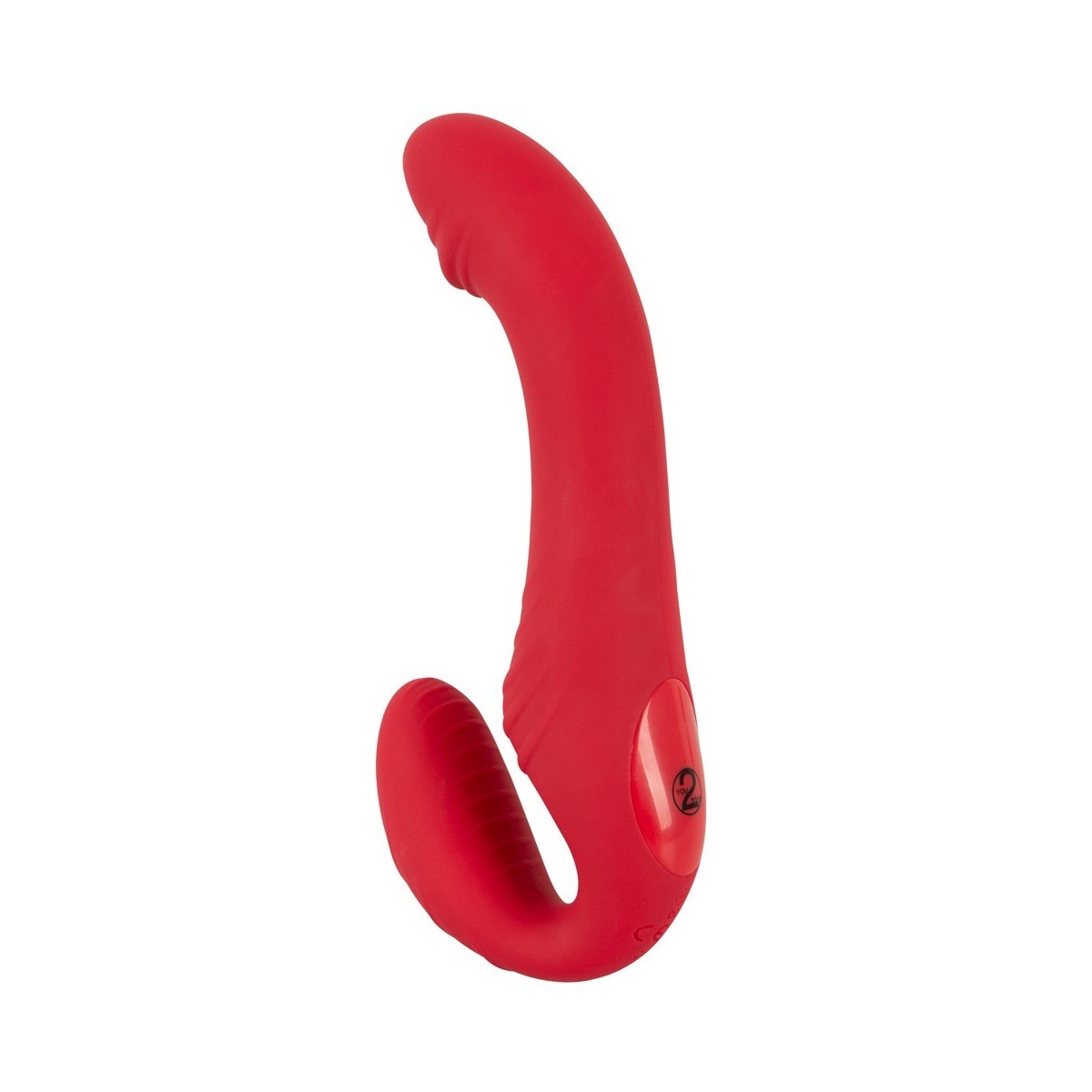 Vibratore strapon indossabile rosso