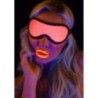 Maschera occhi fluorescente rosa Taboom