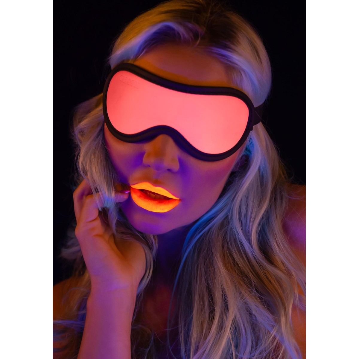 Maschera occhi fluorescente