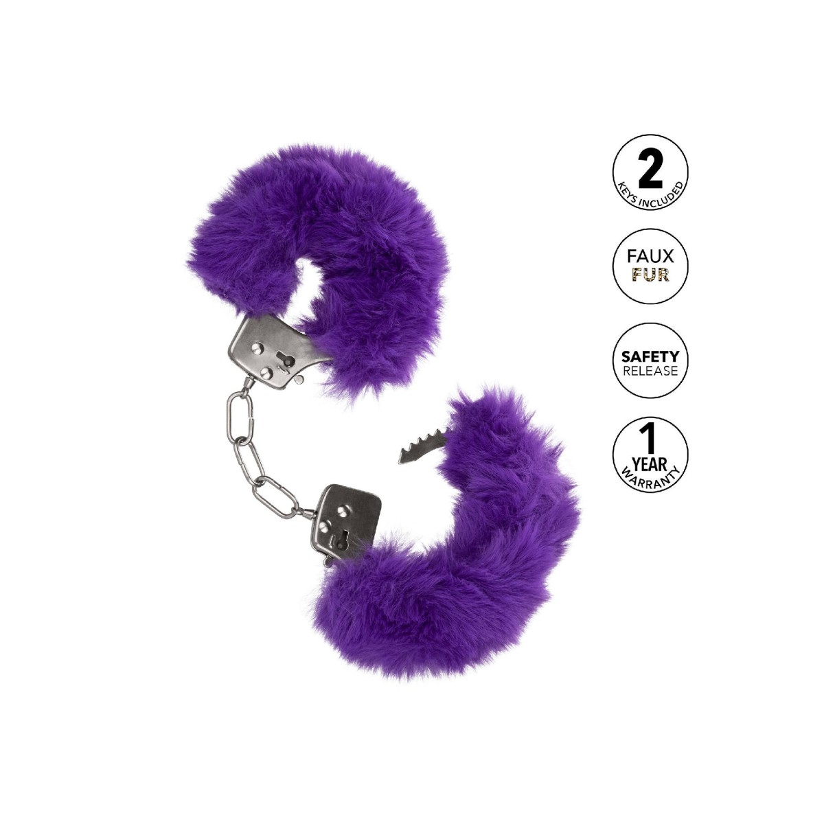 Manette viola Ultra Fluffy Furry Cuffs