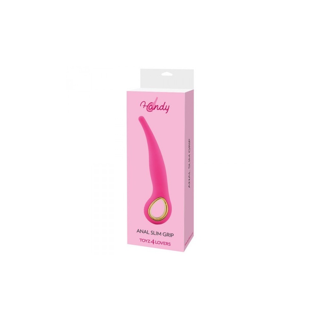 Vibratore anale vaginale Anal slim fucsia