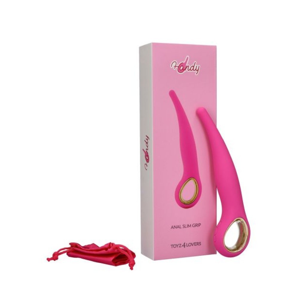 Vibratore anale vaginale Anal slim fucsia