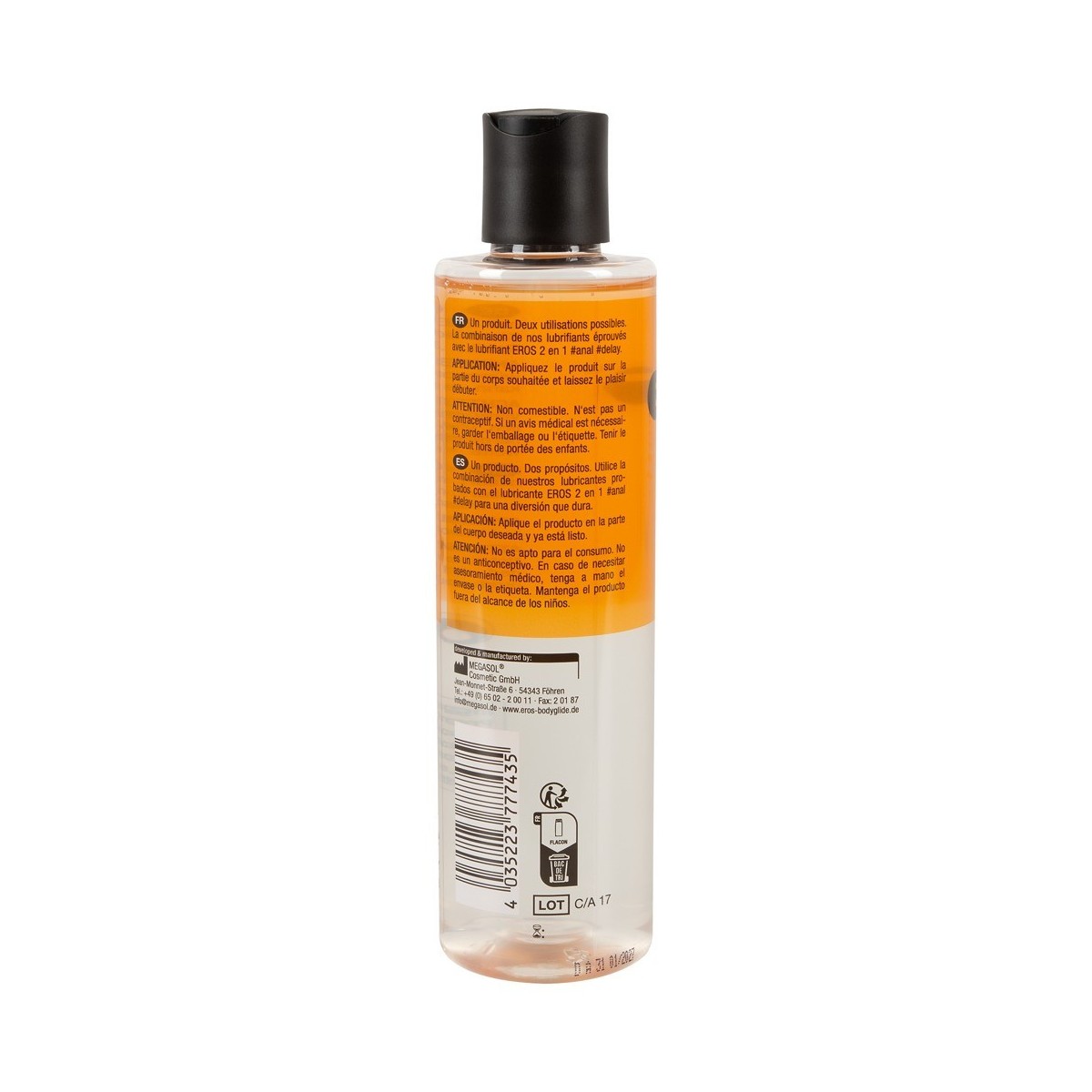 Lubrificante anale 2 in1 anal & delay 250 ML