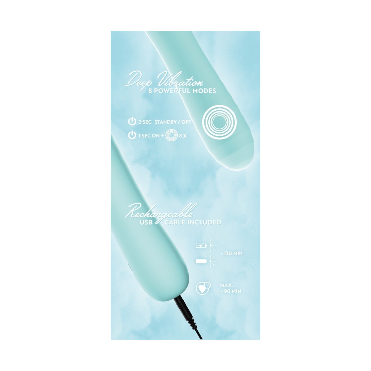 Vibratore vaginale anale Straight Vibrator