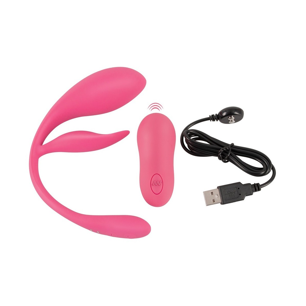 Palline vaginali vibranti e telecomando rosa