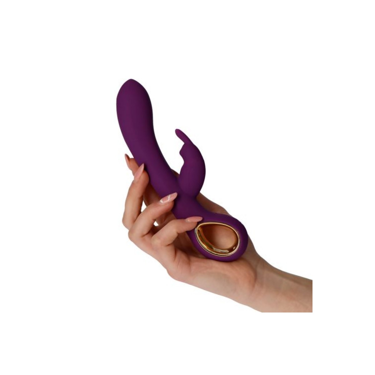 Vibratore rabbit riscaldabile viola