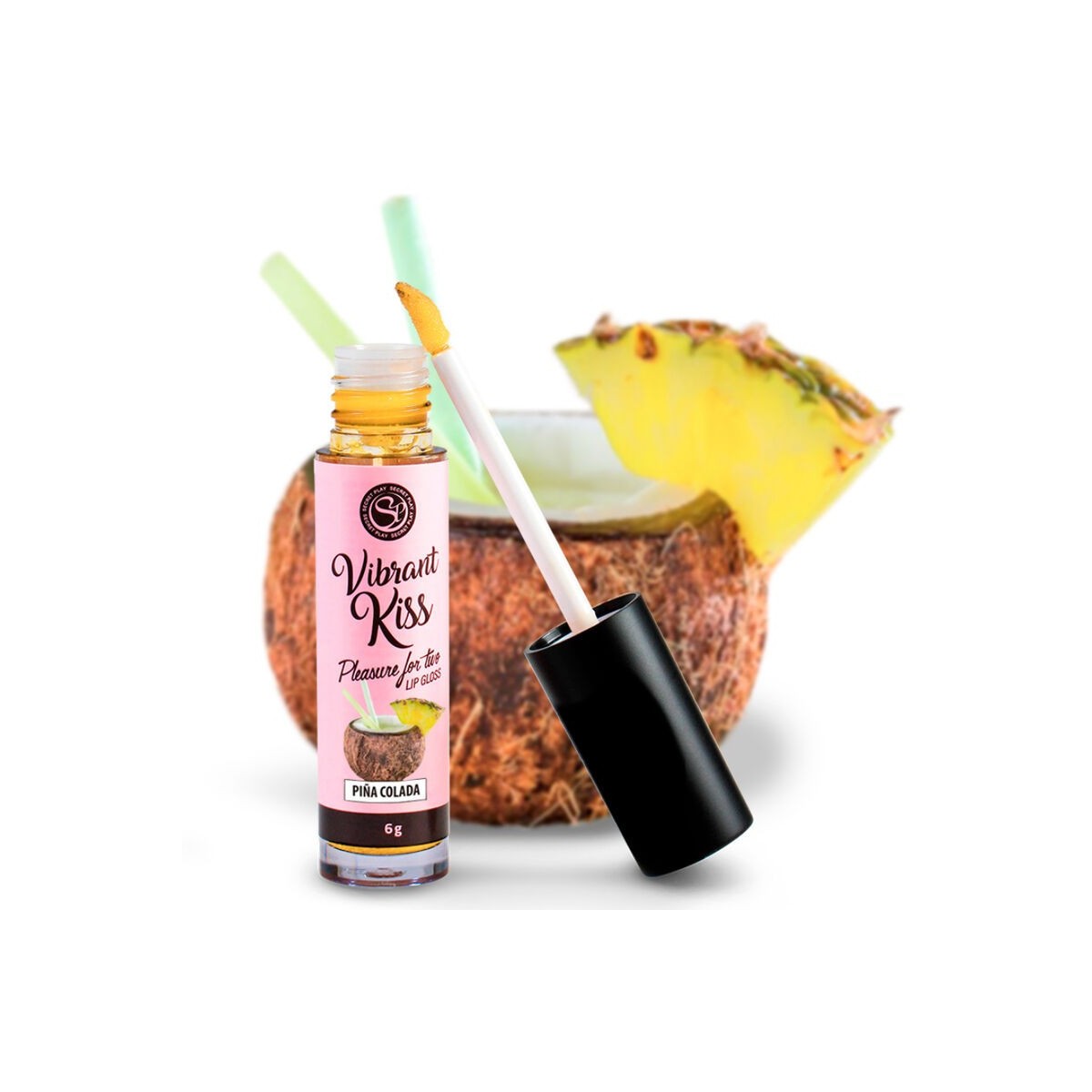 Lip Gloss Vibrant Kiss PIÑA COLADA