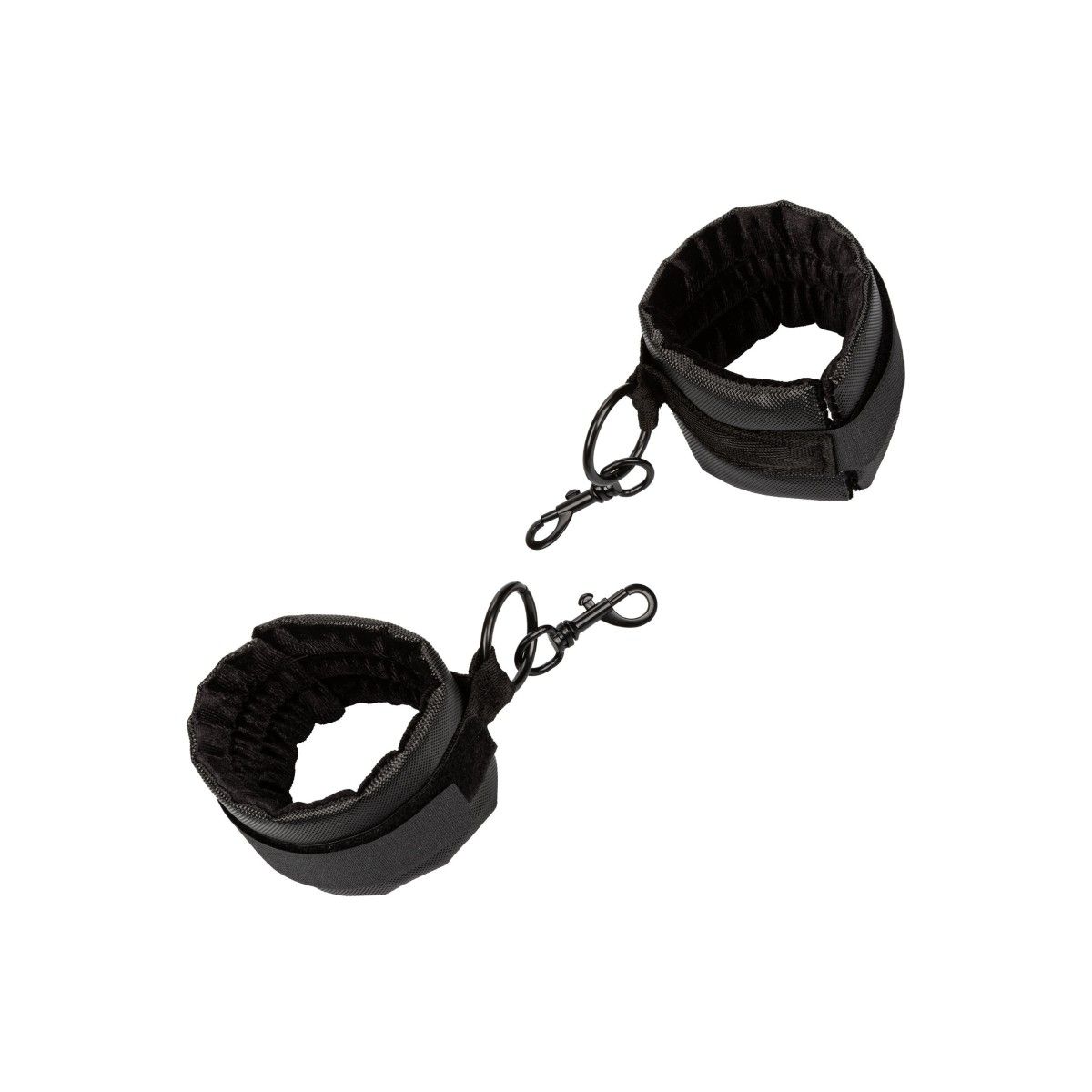 Set Costrittivo collare e manette Nylon nero