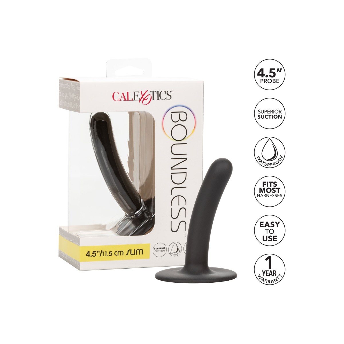 Dildo con ventosa nero indossabile