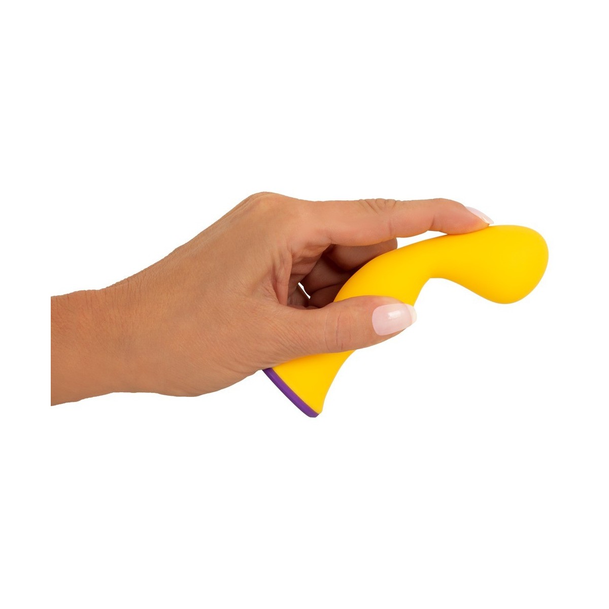 Vibratore anale giallo design