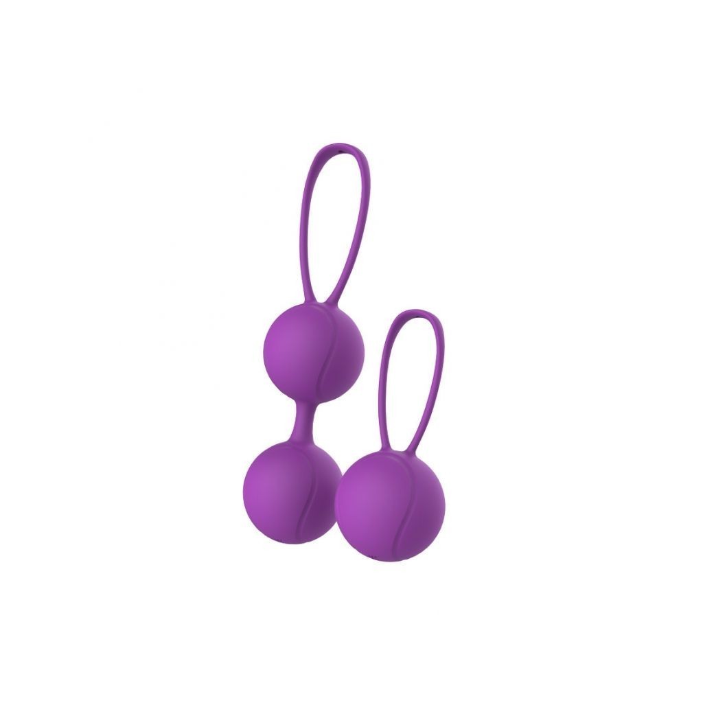 Set 2 pz palline vaginali viola