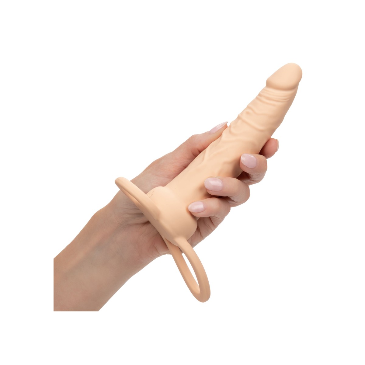 Dildo realistico vibrante indossabile chiaro