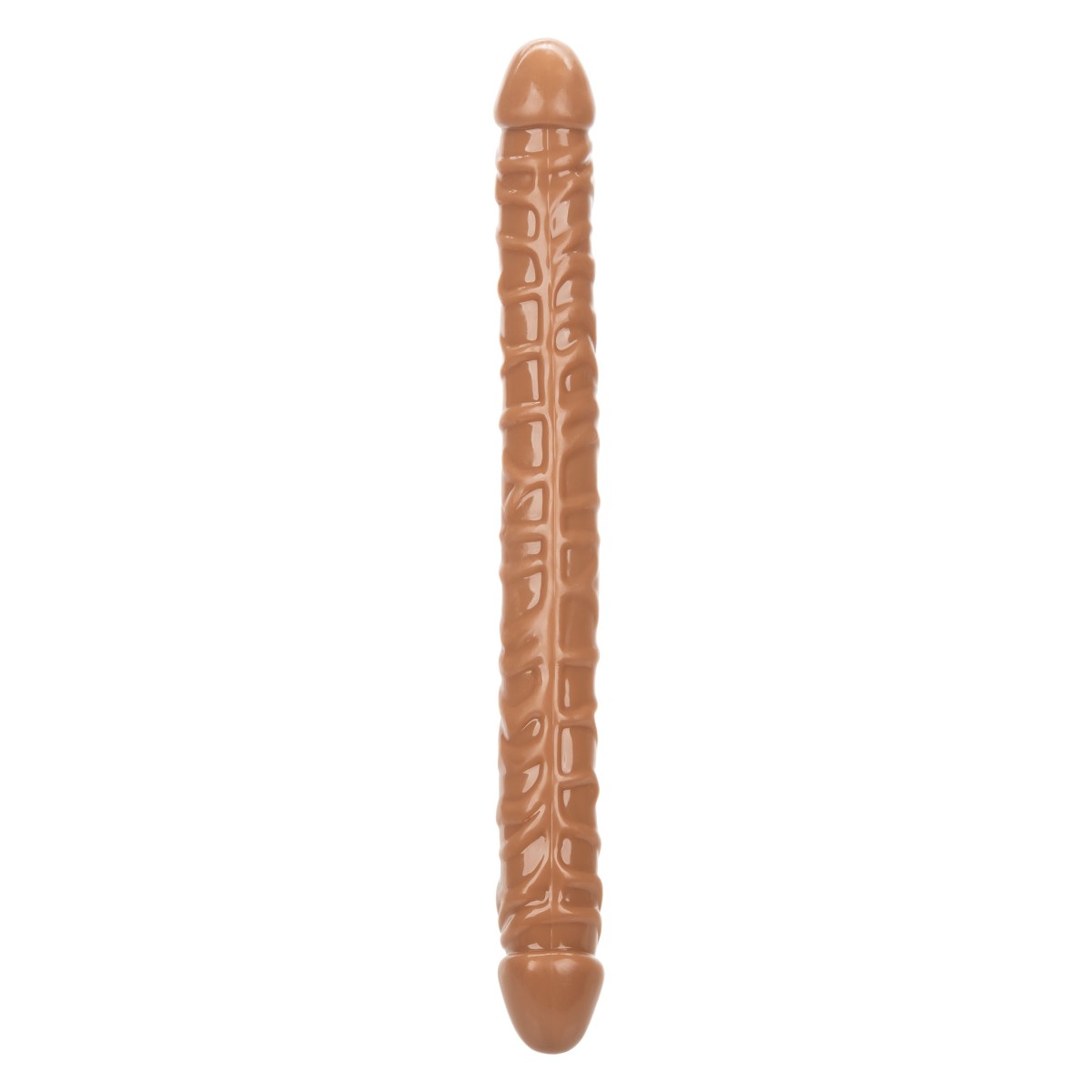 Dildo doppio Size Queen 43 cm caramello