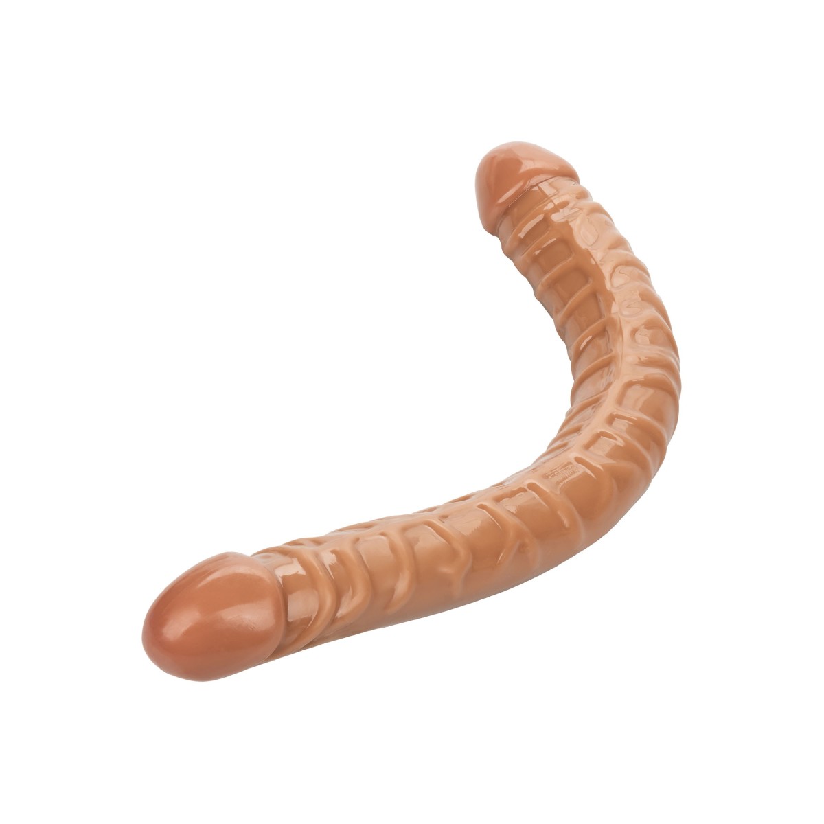 Dildo doppio Size Queen 43 cm caramello