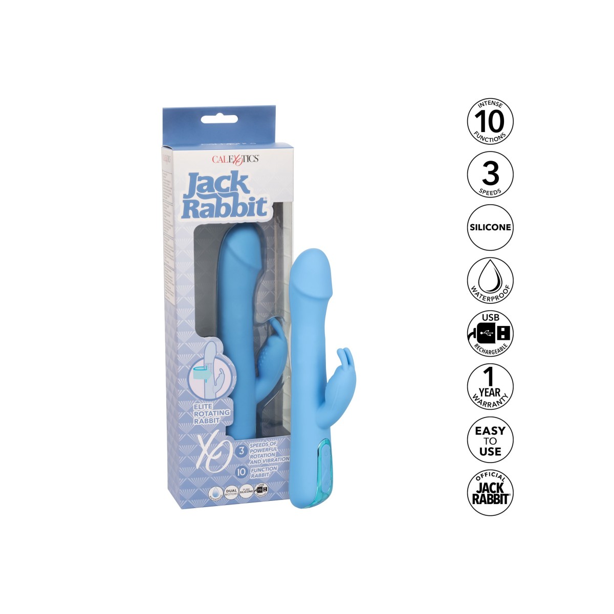 Vibratore vaginale Elite Rotating Rabbit