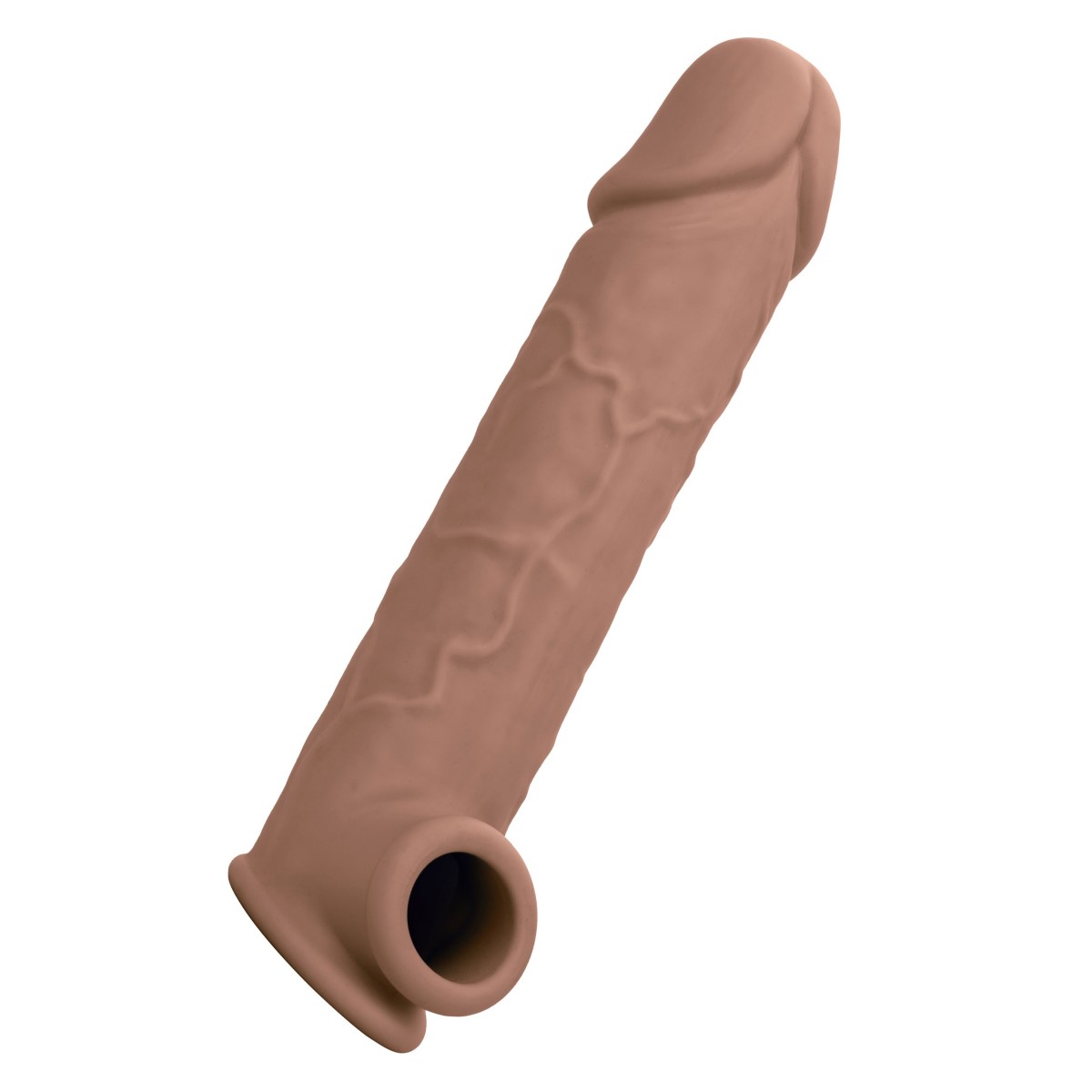 Guaina pene realistica brown Extension 8"