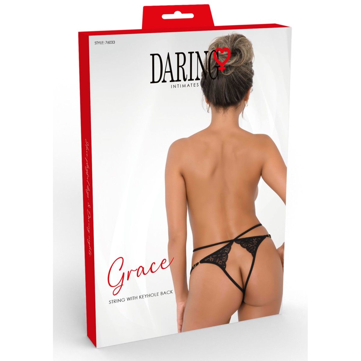 Perizoma sexy Grace String nero