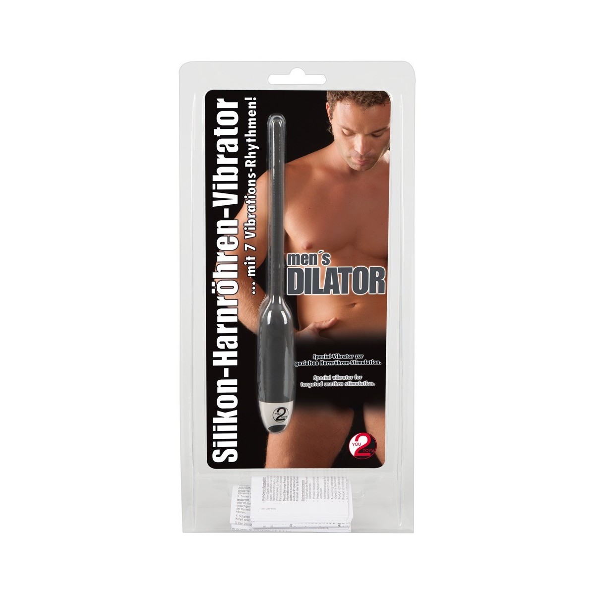 Dilatatore uretra vibrante silicone grigio