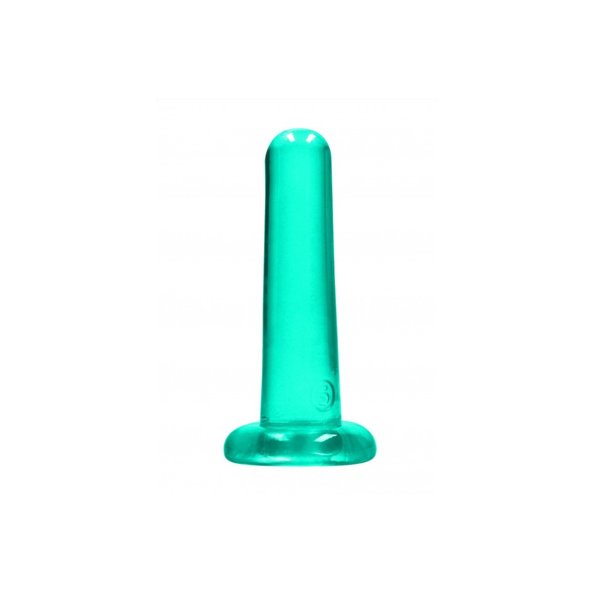 Dildo dritto ventosa verde trasparente 13,5cm