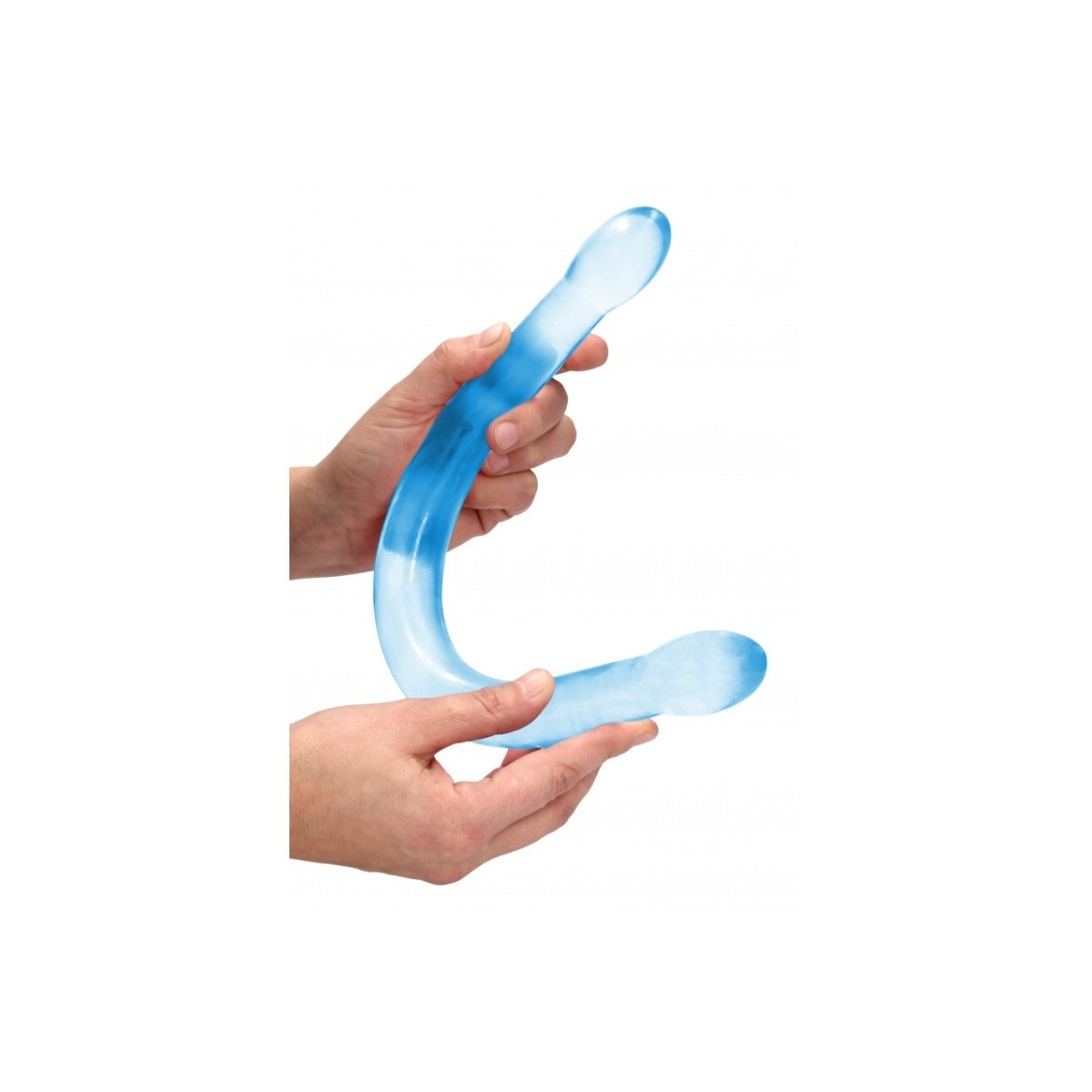 Dildo doppio snake 43 cm azzurro