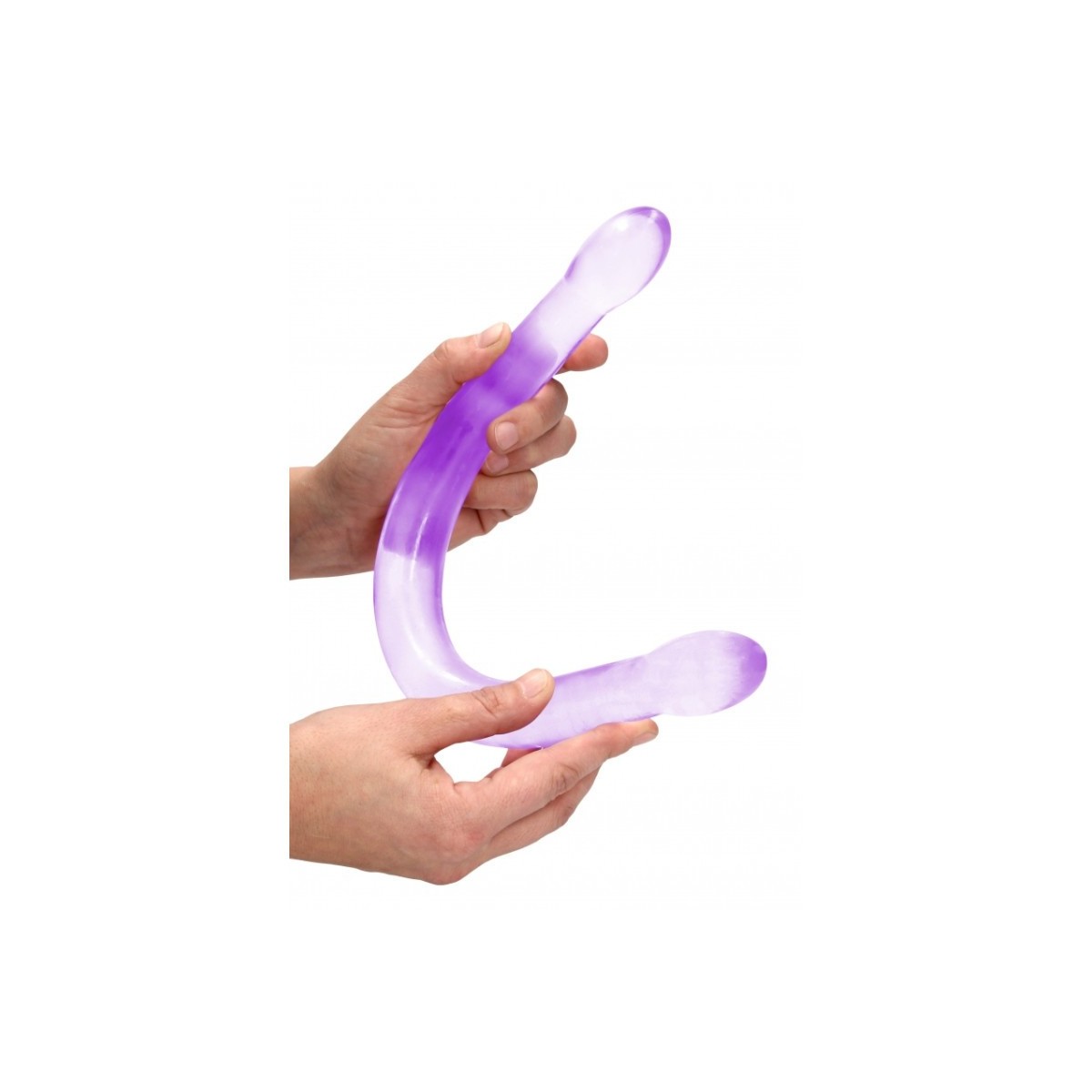 Dildo doppio snake 43 cm viola