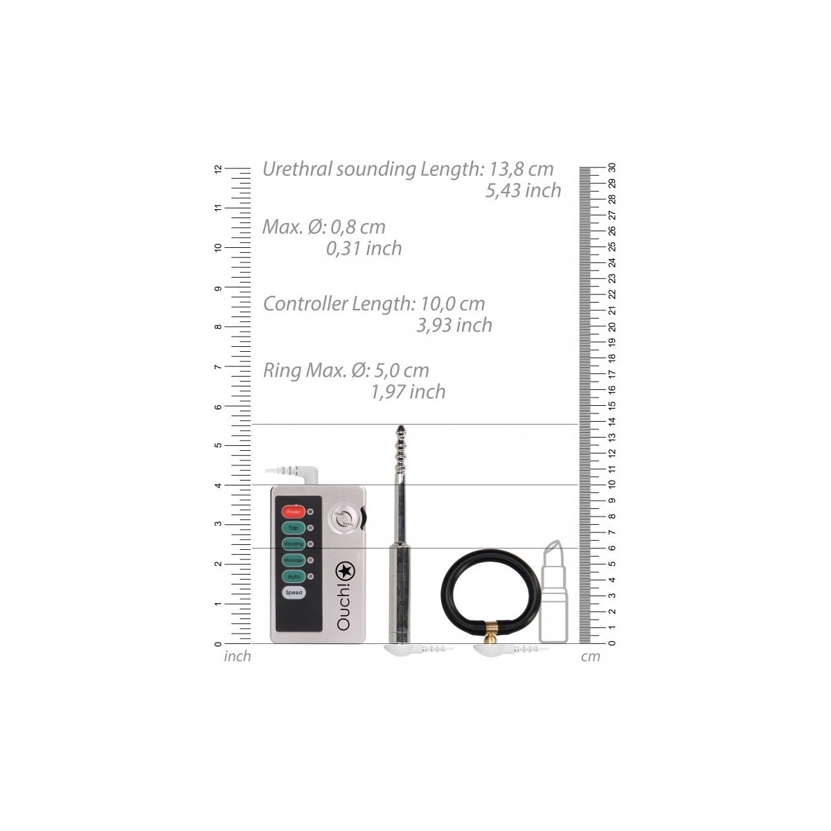 Divaricatore uretrale vibrante E-stim small