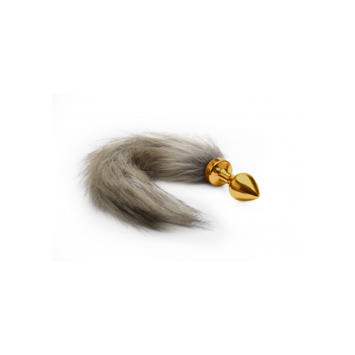 Plug con coda Fox Tail Buttplug - Gold