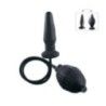 Plug anale gonfiabile Medium nero