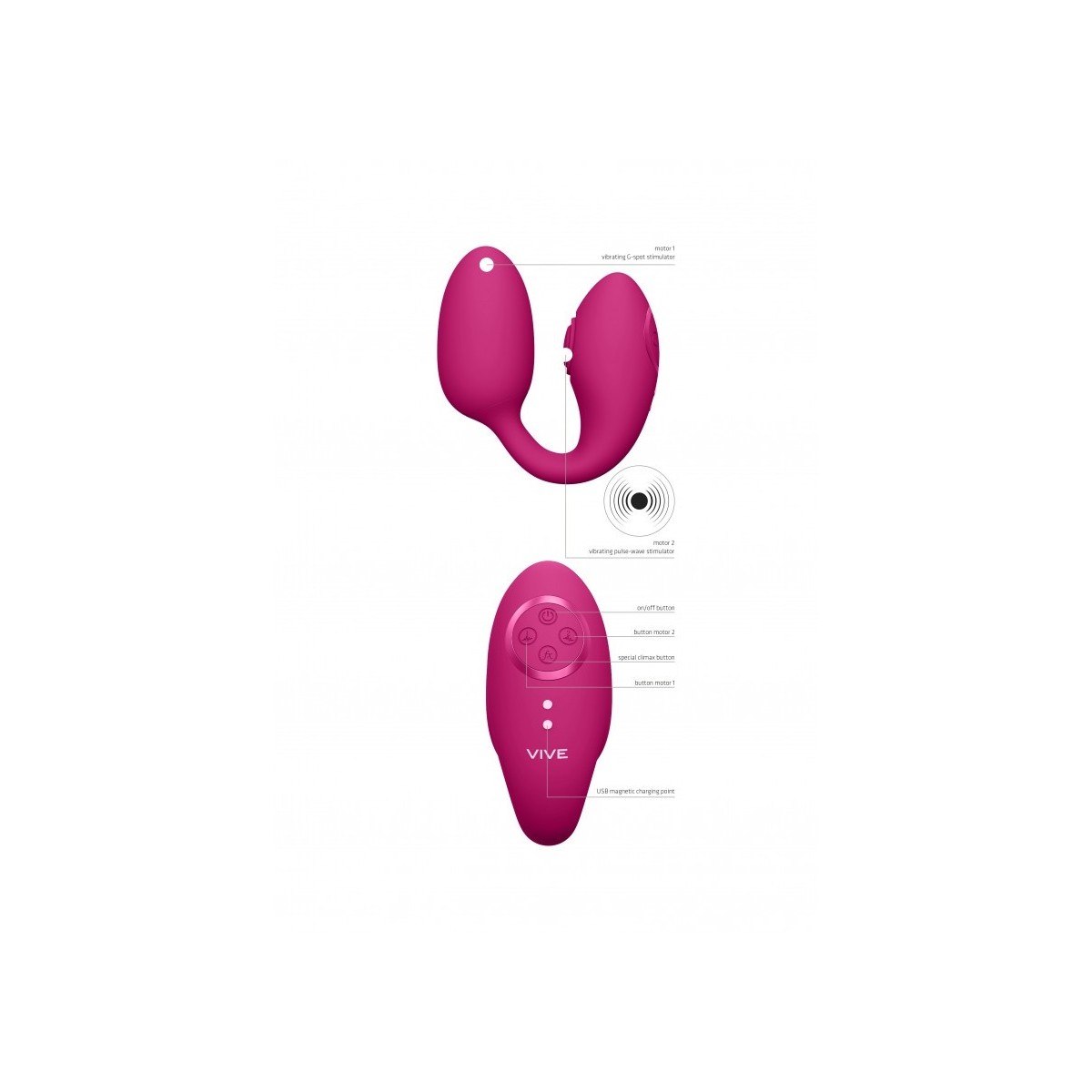 Stimolatore vaginale Aika - Pink