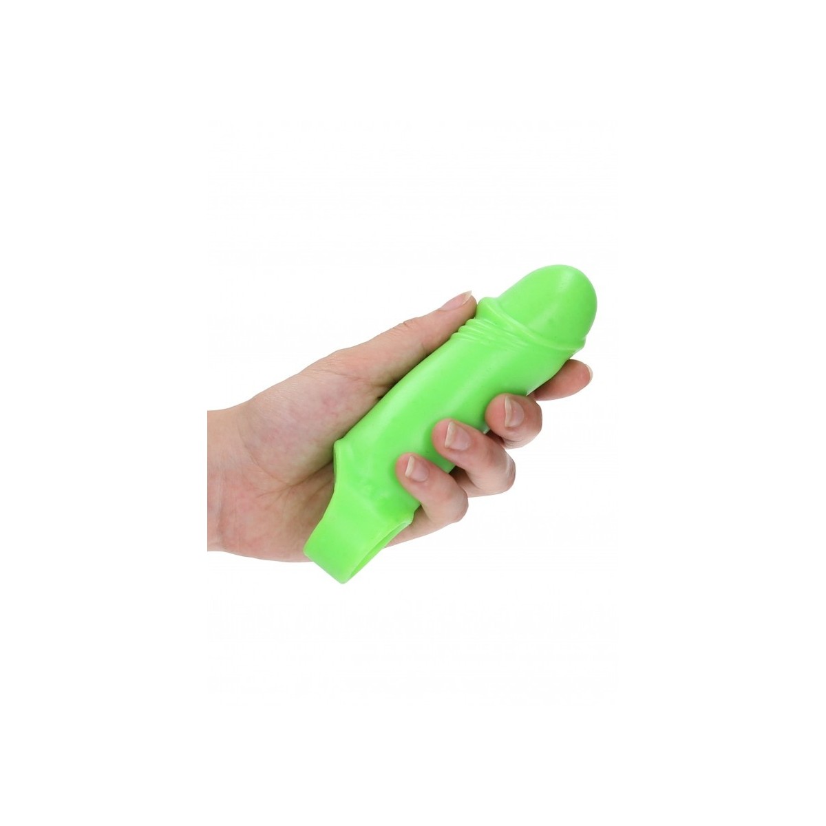 Guaina fallica Smooth Thick 16 cm verde fluo