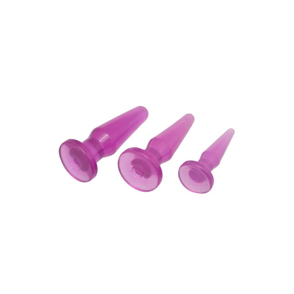 Acquista Kit fallo anale sex toys per uomo e donna mini medium maxi dildo  plug anale sex toys su MyShopSecret