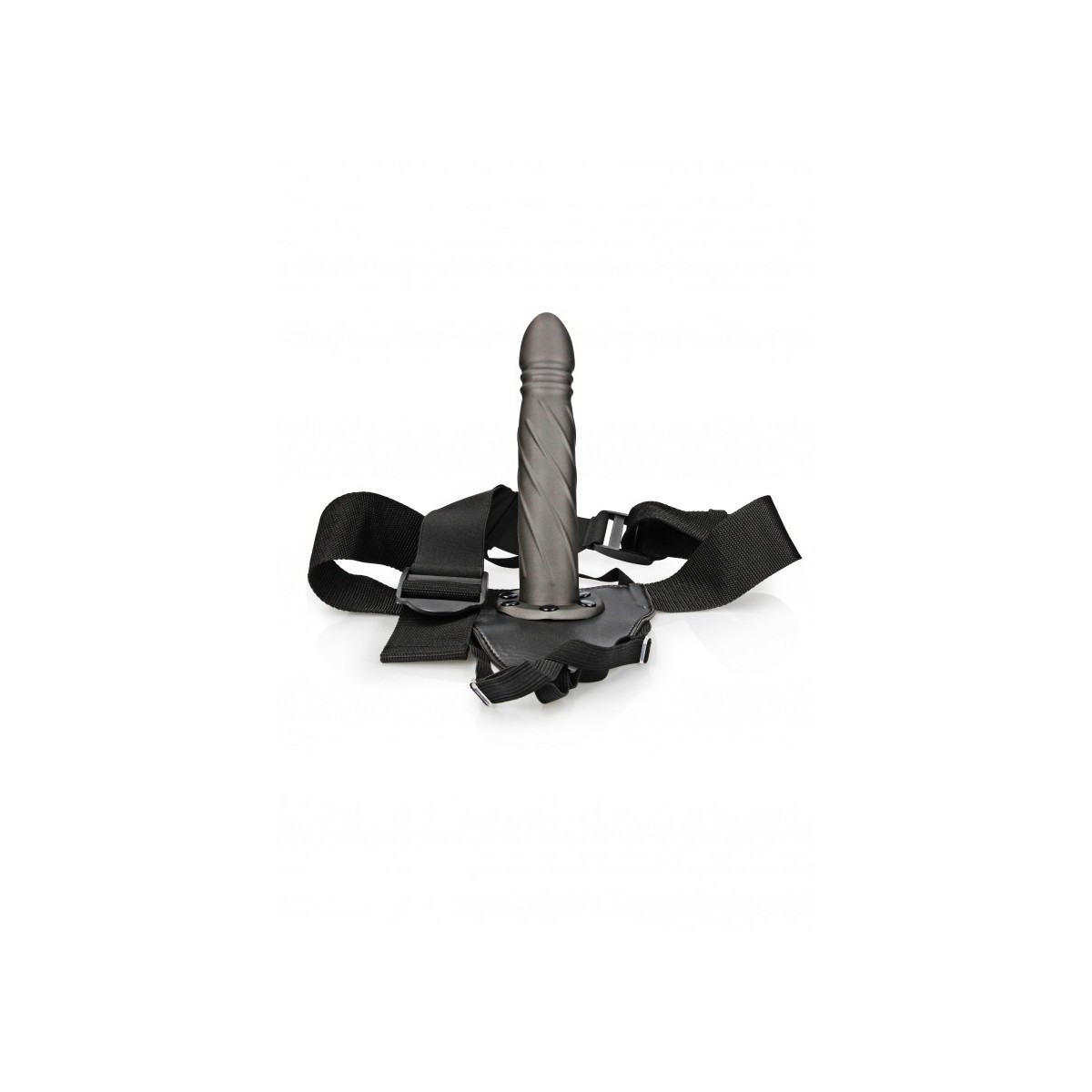 Fallo Strap-On Twisted 20 cm Gun Metal