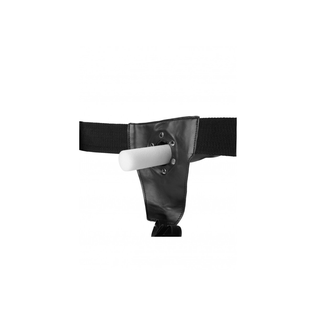 Fallo Strap-On Textured 20 cm nero