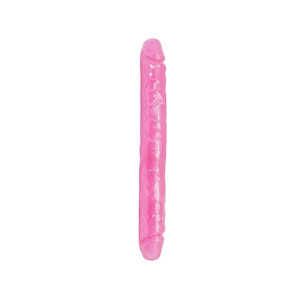 Dildo doppio per penetrazione doppia rosa