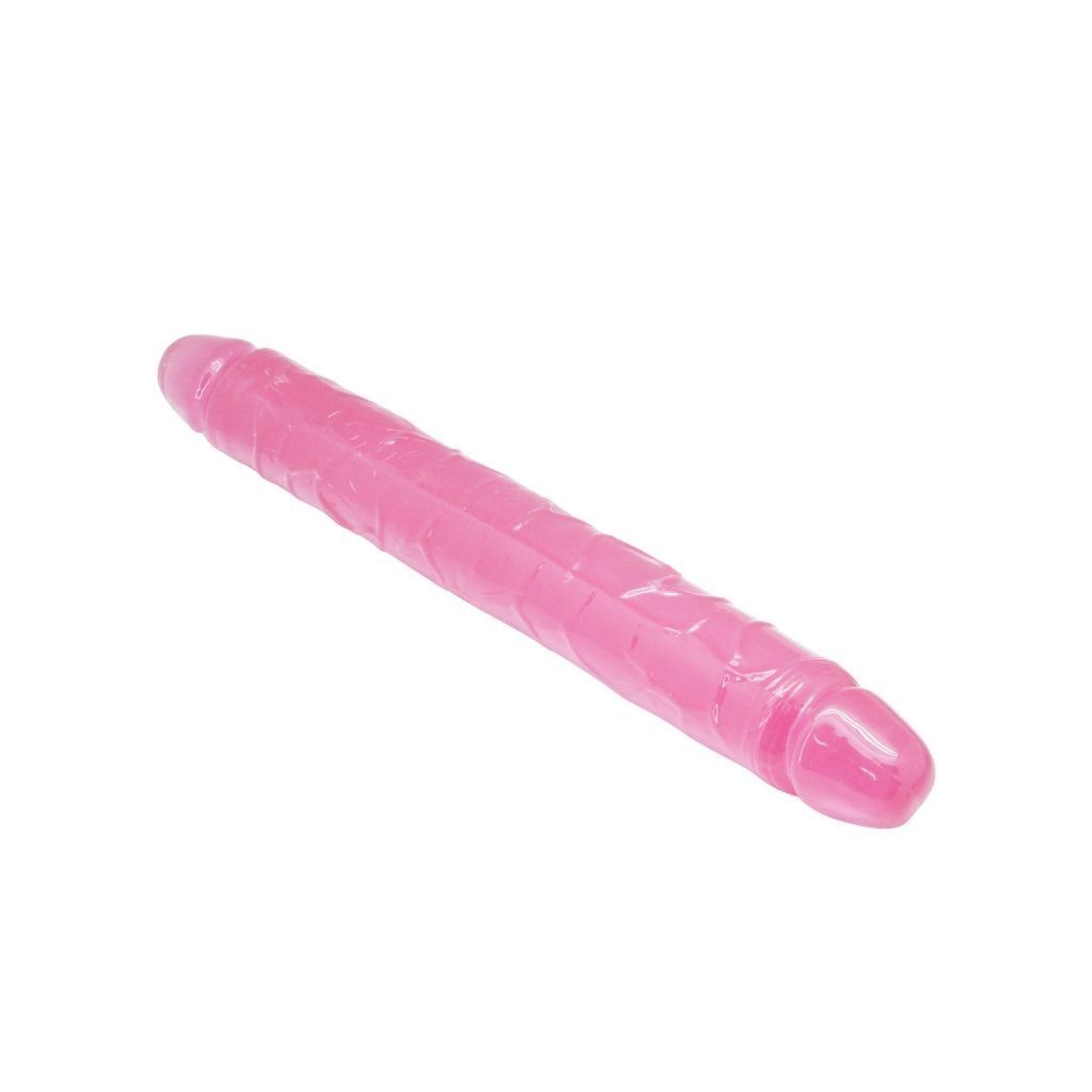 Dildo doppio per penetrazione doppia rosa