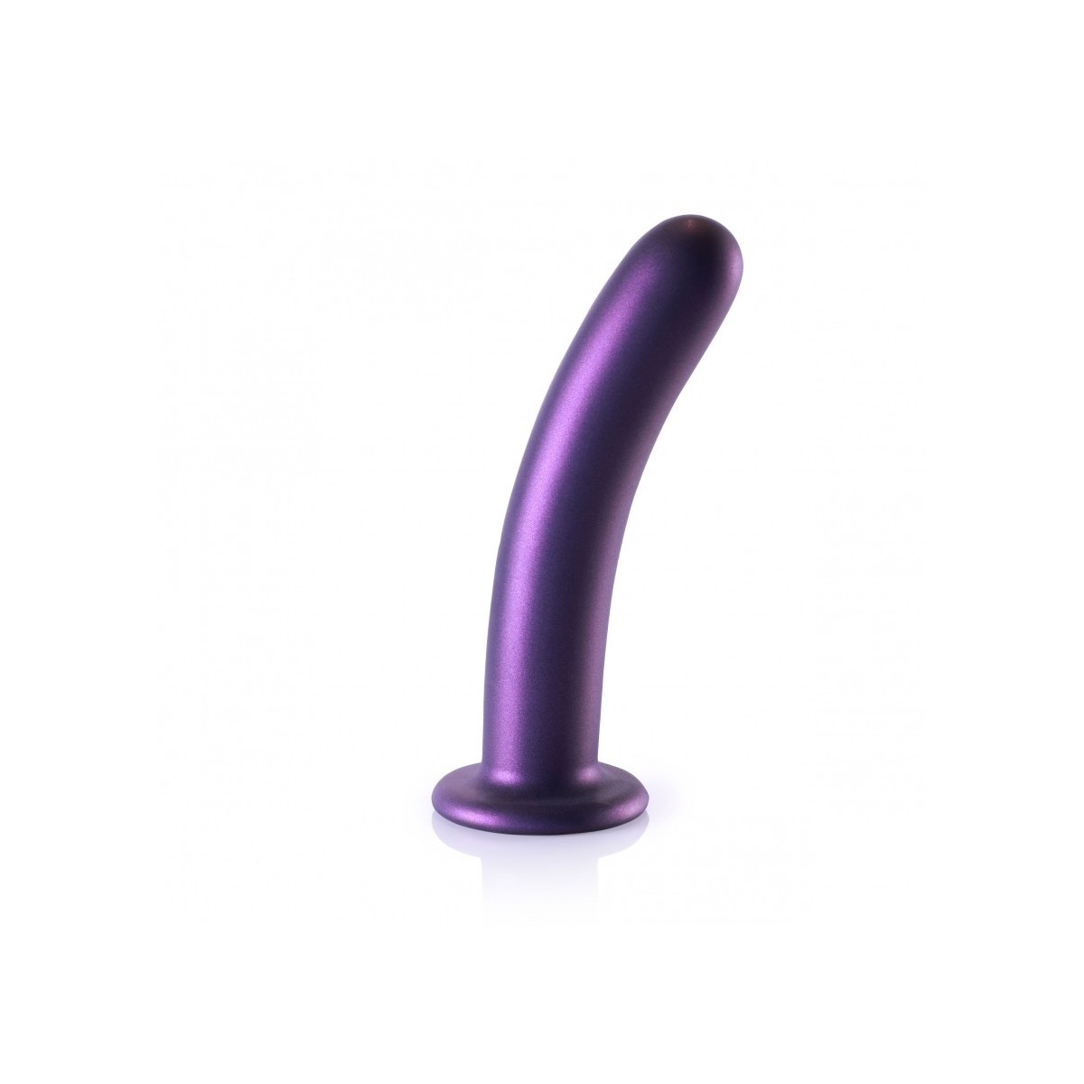 Dildo ventosa liscio punto G 17.5 cm Purple