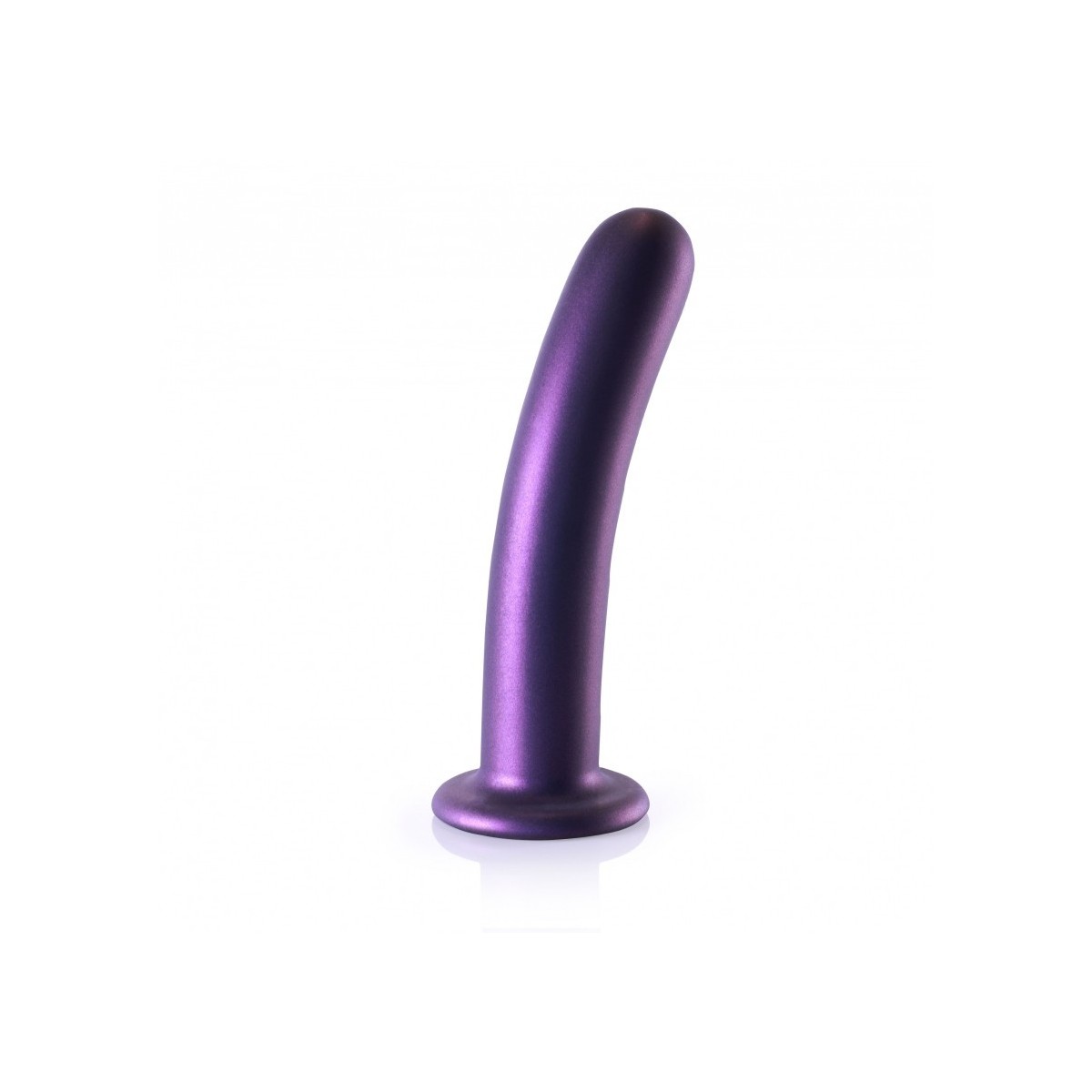 Dildo ventosa liscio punto G 17.5 cm Purple