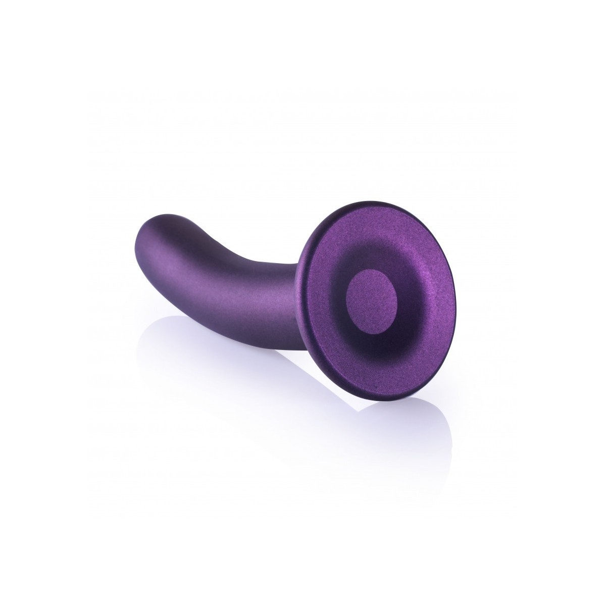 Dildo ventosa liscio punto G 17.5 cm Purple