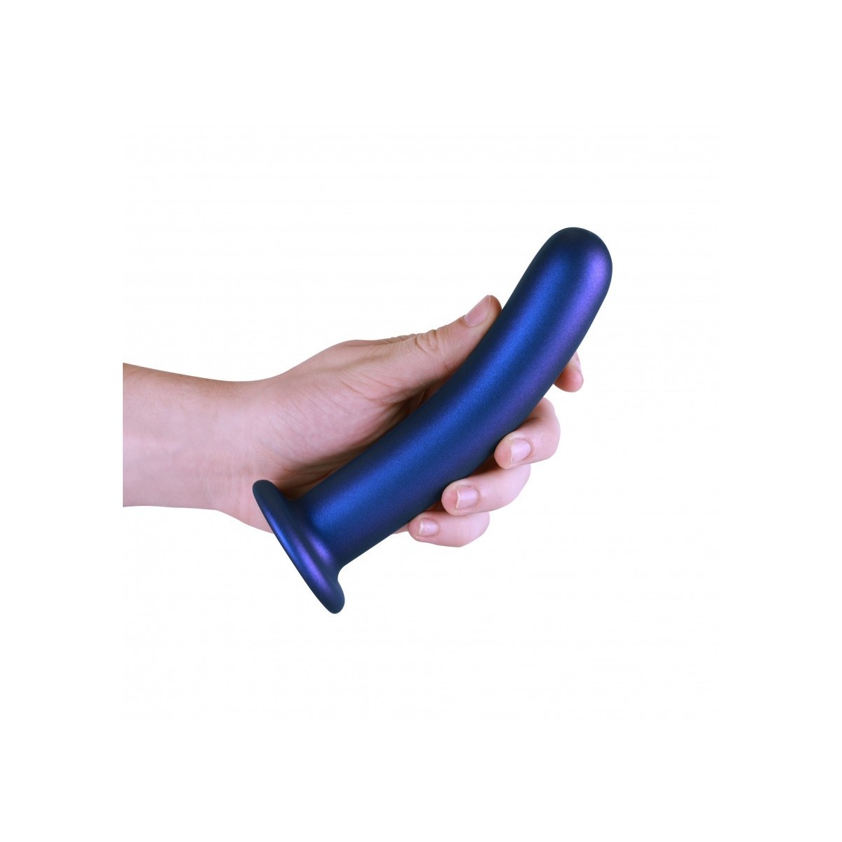 Dildo ventosa liscio punto G 17.5 cm Blue