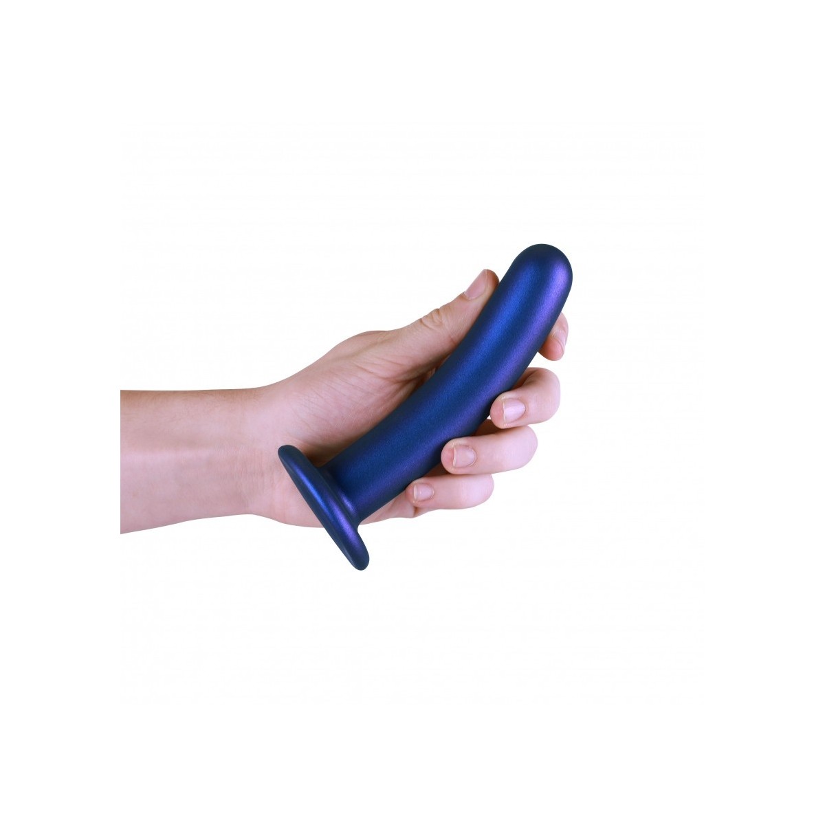 Dildo ventosa liscio punto G 15 cm Blue