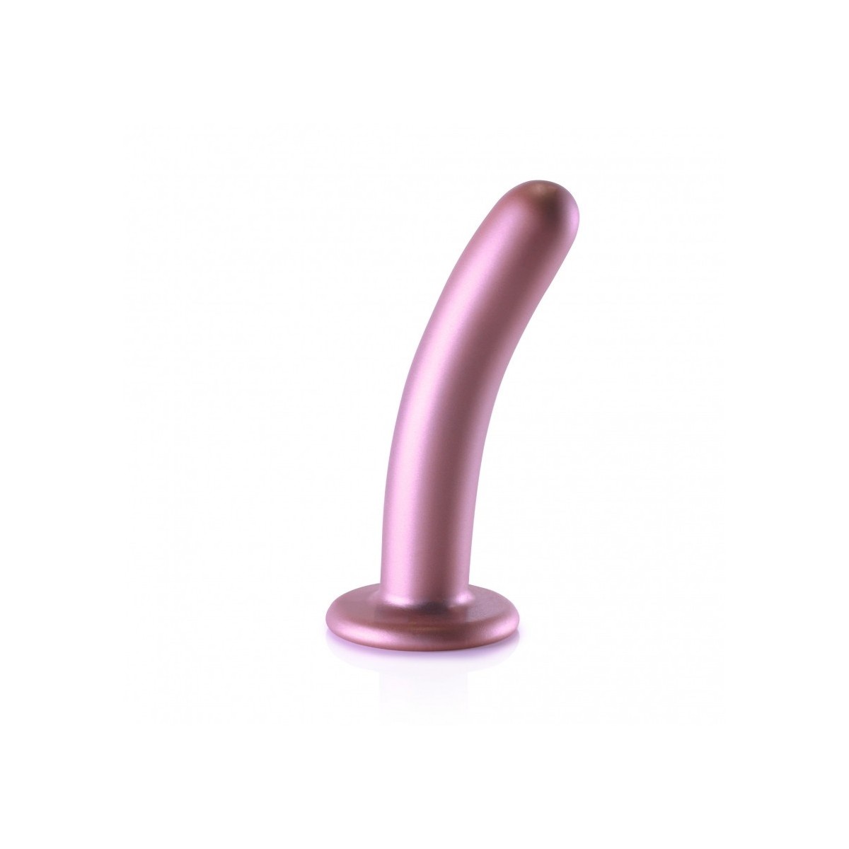 Dildo ventosa liscio punto G 15 cm Rose Gold