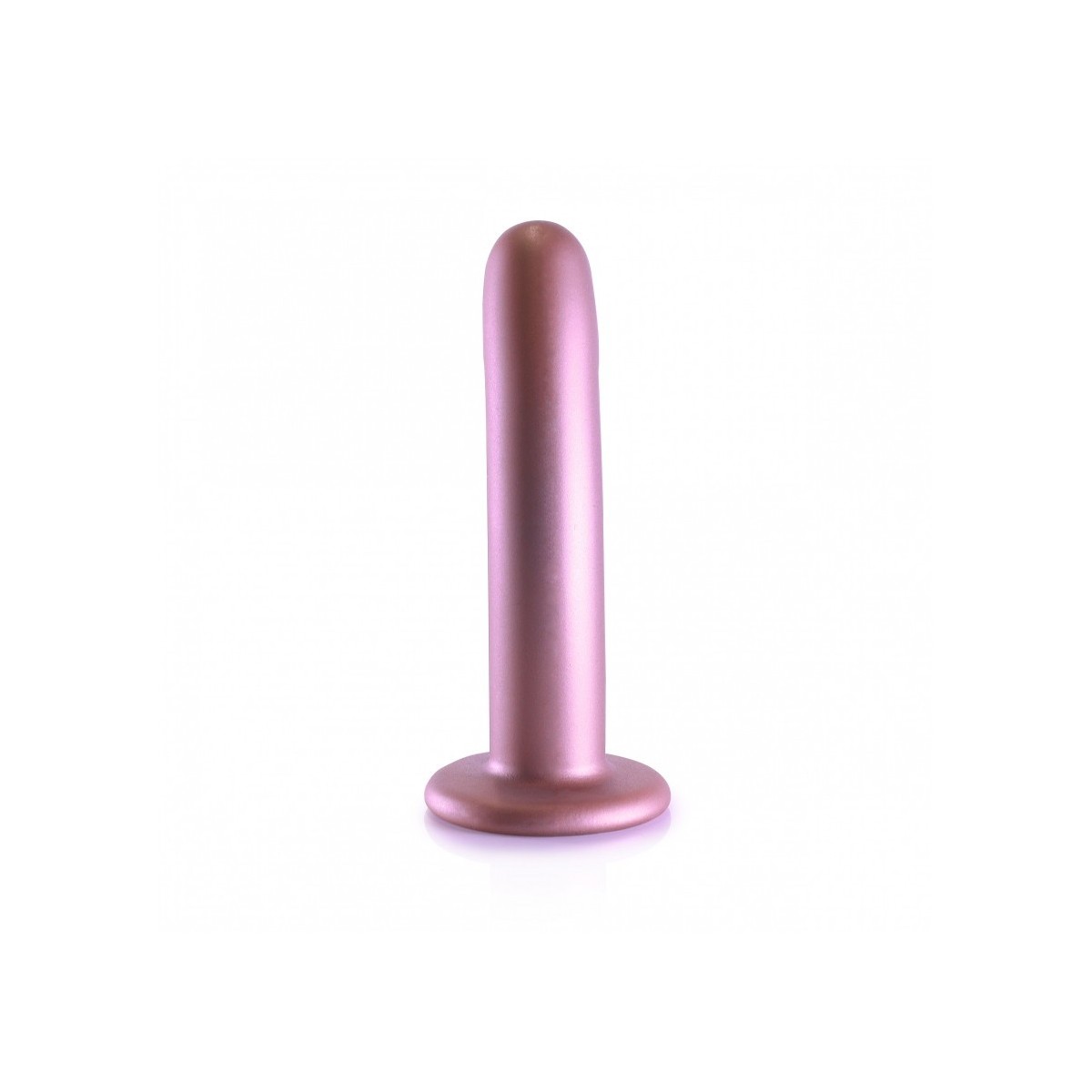 Dildo ventosa liscio punto G 15 cm Rose Gold