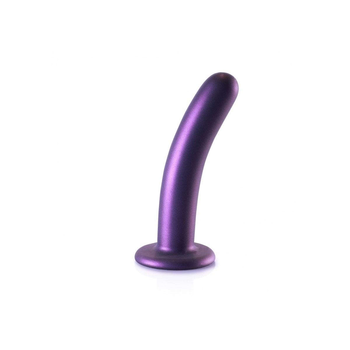 Dildo ventosa liscio punto G 15 cm Purple