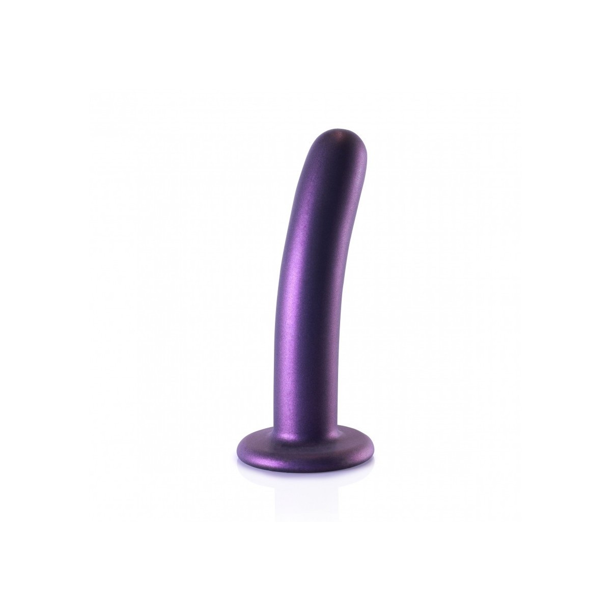 Dildo ventosa liscio punto G 15 cm Purple