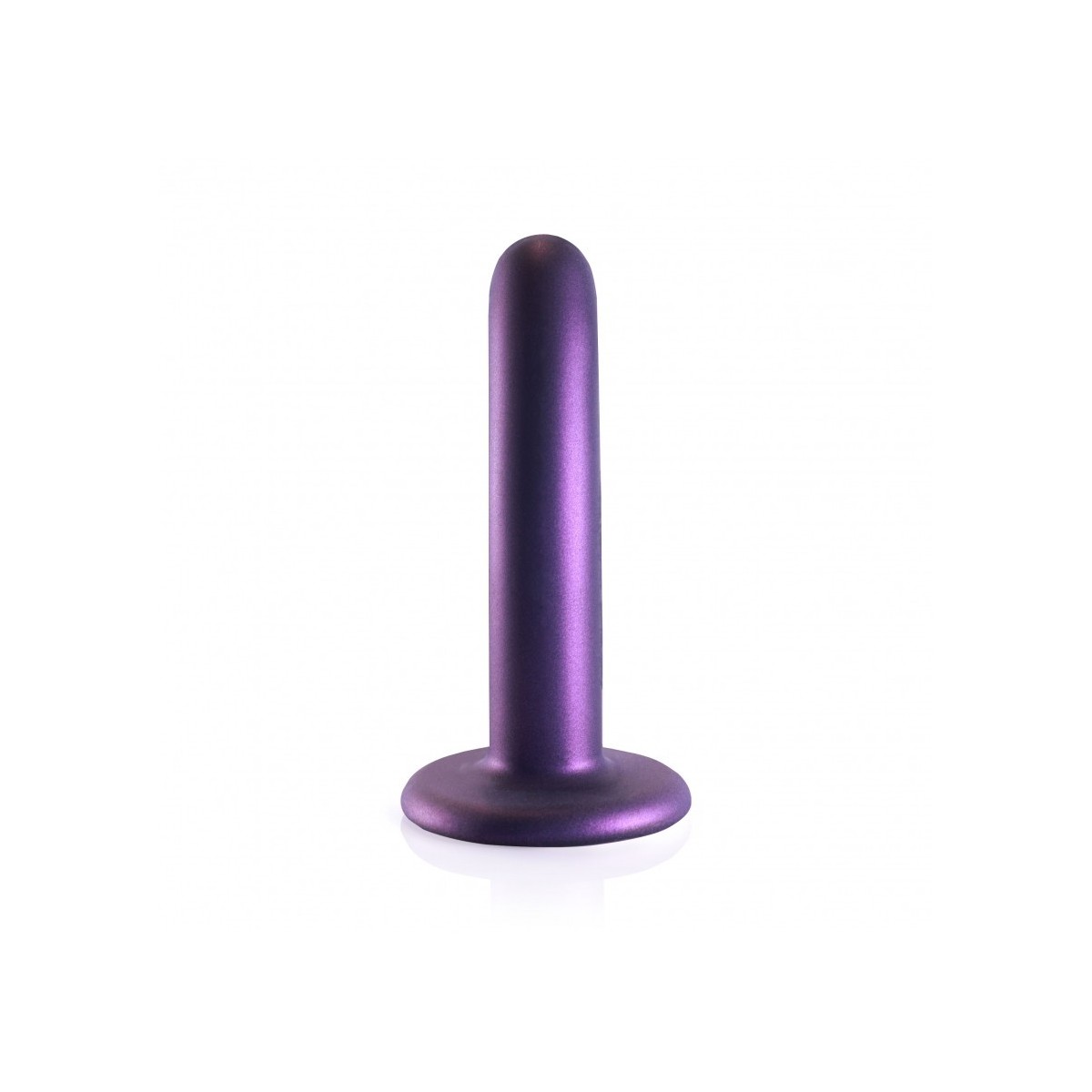 Dildo ventosa liscio punto G 12.5 cm Purple