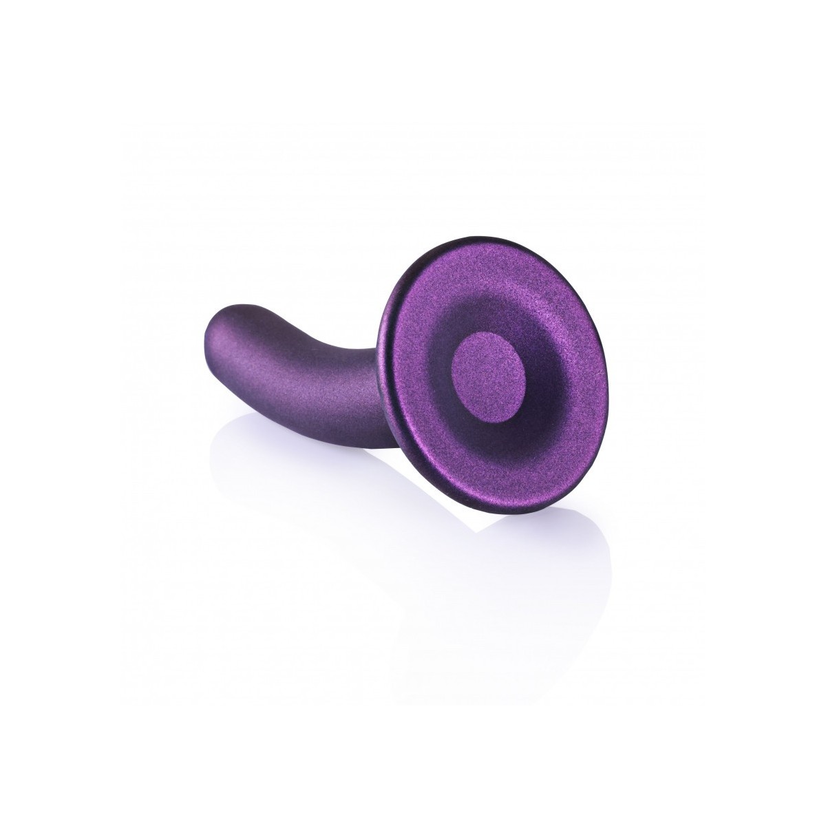 Dildo ventosa liscio punto G 12.5 cm Purple